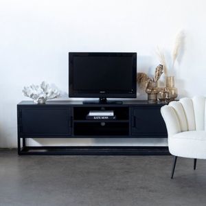 Tv-meubel Urban Zwart - Metaal - Giga Meubel - 61x160cm