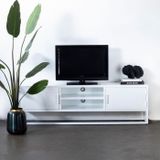 Tv-meubel Urban Wit XL - Metaal - Giga Meubel - 61x200cm