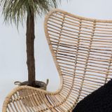 Egg Chair Rotan Naturel - Bamboe/Rotan - Giga Meubel