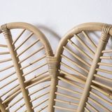 Giga Meubel - Rotan Stoel - Zithoogte 43cm - 90x40x94cm - Leaf Chair