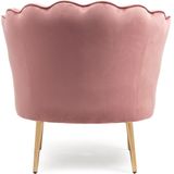 Fauteuil Jada Velvet Roze - Giga Meubel