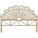 Rotan Hoofdbord Laure 160cm Naturel - Rotan - Giga Meubel