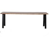 Eettafel Acaciahout - Naturel - 160cm - Rechthoekig - Tafel Lars - Giga Meubel