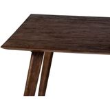 Eettafel Oslo Mangohout Donkerbruin 200cm - Giga Meubel