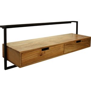 Tv-meubel Acaciahout - Vliegend - 2 Lades - 120cm - Kast Air Solid - Giga Meubel