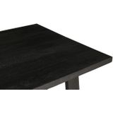 Giga Meubel - Eettafel Zwart - Mangohout - 240cm - Eettafel Nathan