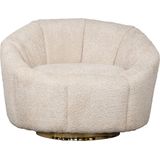 Fauteuil Florine Beige - Bouclé - Giga Meubel