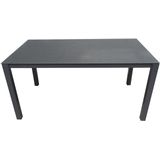 Tuintafel Dante Aluminium Antraciet 160cm - Giga Meubel