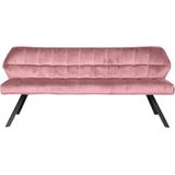 GM Eetkamerbank Raster 180cmRoze Velvet - Velvet