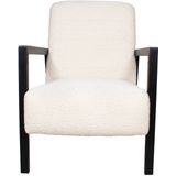 Giga Meubel - Fauteuil Boucl� Beige - Zithoogte 51.5cm - Stoel Maron