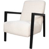 Giga Meubel - Fauteuil Boucl� Beige - Zithoogte 51.5cm - Stoel Maron