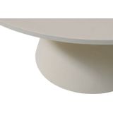 Giga Meubel - Salontafel Rond �60cm - Betonlook - Beige - Sep