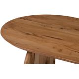 Eettafel Naturel - Mangohout - 240cm - Ovaal - Eettafel Daan - Giga Meubel