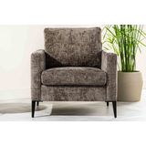 GM Fauteuil Halberton Elite Bruin - Stof/Metaal