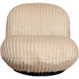 Fauteuil Swivel Fluffy Beige - Fluffy - Giga Meubel