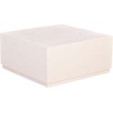 Salontafel Evi Vierkant 90cm Wit - MDF/Multiplex - Giga Meubel