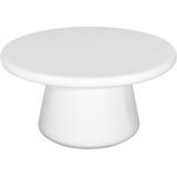 Salontafel Romy Beige Rond 70cm - Hout/Beton/MDF - Giga Meubel