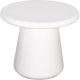 Salontafel Romy Beige Rond 50cm - Beton/MDF/Hout - Giga Meubel