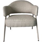 Fauteuil Linde Beige - Stof/Metaal - Giga Meubel