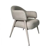 Fauteuil Linde Beige - Stof/Metaal - Giga Meubel