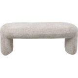 Giga Meubel - Bankje Taupe Stof|Textiel - Scandinavisch - 110x45x40cm