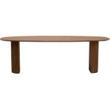 Eettafel Feline Bruin 200cm - Mangohout - Giga Meubel