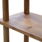 Wandkast Leco Naturel 160cm - Mangohout - Giga Meubel