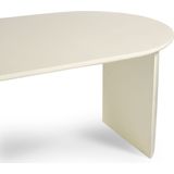 Eettafel Demy Ovaal Beige 240cm - MDF - Giga Meubel