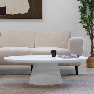 Ovale salontafel Toni van hout Ovale salontafel Toni van hout