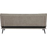 Slaapbank Mali Taupe 180cm Taupe - Stof/Metaal - Giga Meubel