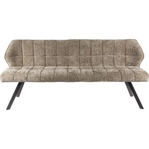 GM Eetkamerbank Raster Rich Champagne - Polyester/Metaal
