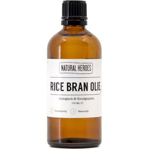 Natural Heroes - Rice Bran Olie (Biologisch & Koudgeperst) 300 ml