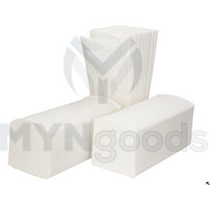 Papieren Handdoekjes Z-vouw - 2-laags - 3200 Handdoekjes