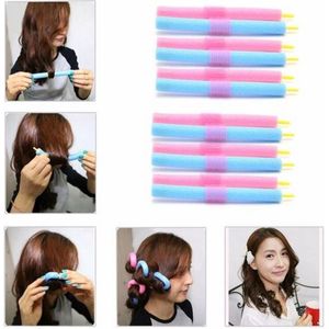 Soft Foam Papillot EPE Softsticks 12 delige set Haarkrullerset - Foam Papillotten - Haarsrullerset Haarrollers / Haarkrullers / Krulspelden Set - Foam Papillotten - Krullen - Hair Foam Rollers - Heble