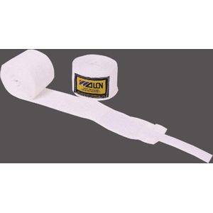 2 stuks/rollen 3 M Katoen Boksen Sport Strap Kick Boksen Bandage Sanda Muay Thai Karate MMA Taekwondo Hand handschoenen Wraps | Boxen | Bokspads | Fitness |Thai boxing | Wit