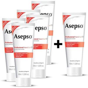 Asepso Desinfecterende Handgel 62% Alcohol - 5+1 GRATIS