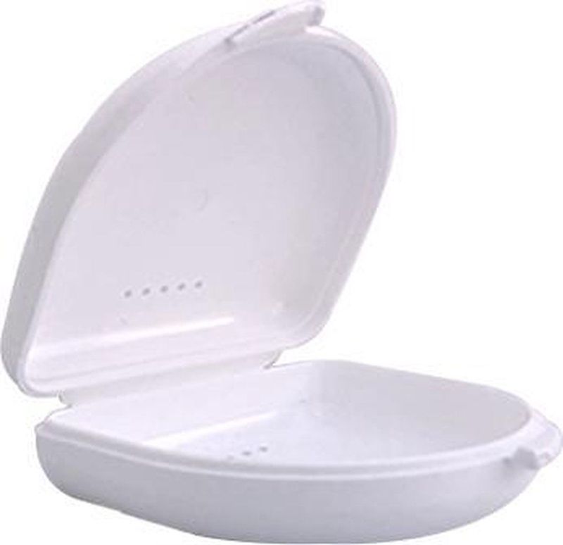 Gebitsbakje - Beugelbakje voor Protheses Beugels Bitjes - Wit