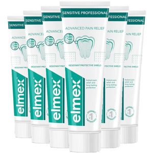 Elmex - Sensitive Professional - Tandpasta - 6 x 75 ml