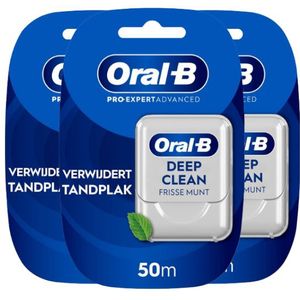 Oral-B Pro-Expert - Flosdraad - 3 x 50 meter - Advanced Deep Clean