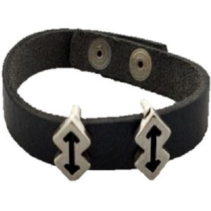 Little Bijoux armband Metallic Grey Arrow