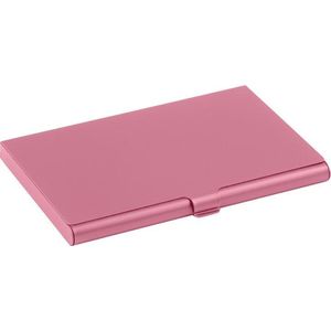Aluminium Kaartjes Visitekaartjes Houder Doosje Zacht Roze