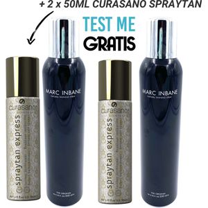 Marc Inbane Duo Tanning spray 2x 175ml + 2x Gratis - Curasano Tanning Spray 50 ml