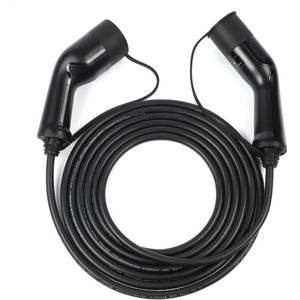 LOADY - Laadkabel type 2 – 5 Meter kabel - 3,7KW - 2 jaar Garantie - Geschikt voor 99% van de Hybride & Elektrische Auto’s – Laadkabel Type 2 – 1 Fase – 16 Ampère – 3,7KW –