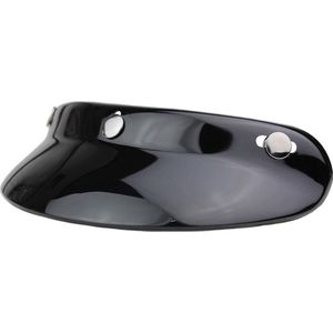 BHR Zonneklep voor Scooter Helm - Motor Scooter Brommer | Stevig - Glans Zwart
