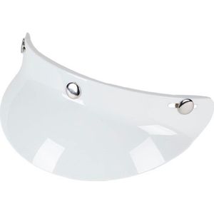 Zombies Racing Zonneklep voor Scooter Helm - Motor Scooter Brommer | Stevig - Glans Wit
