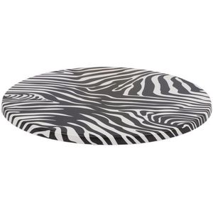 MaximaVida topalit tafelblad Zebra - rond 70 cm - binnen en buiten gebruik