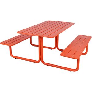 MaximaVida metalen picknicktafel Max oranje