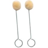 Bolkwastje voor het verven van schoenen