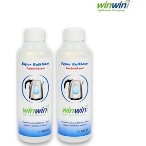 2x winwinCLEAN Super ontkalker 500ml, Power Ontkalker.