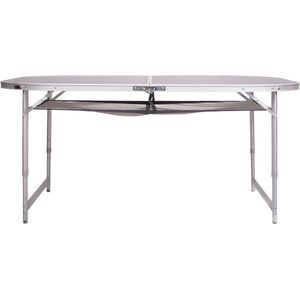 Happy Rhino - Cradle Campingtafel - Tafel Inklapbaar, Campingtafeltje Opvouwbaar - Aluminium Frame - MDF Blad - 150 x 80 cm